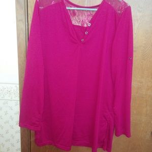 Light weight pink top